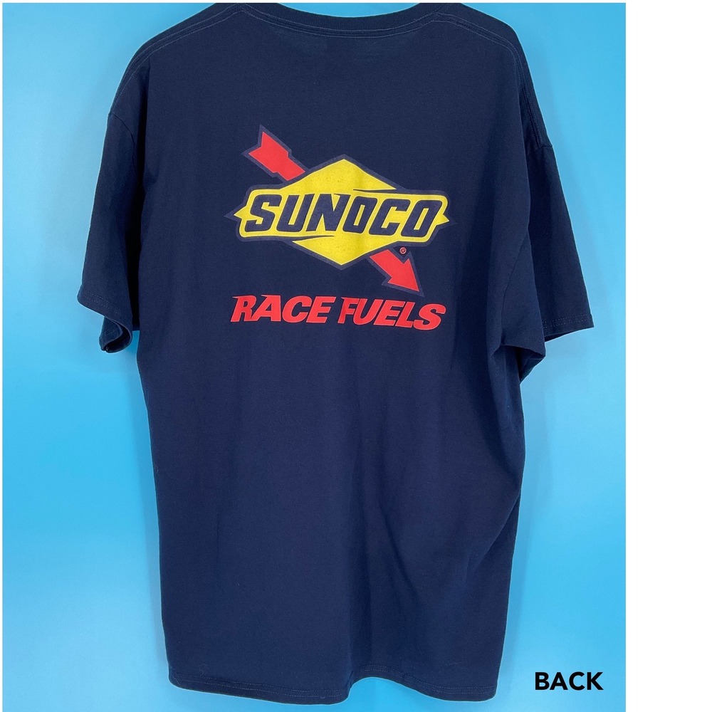 Sunoco Race Fuels Graphic T-Shirt Jerzees Dri-Power Men's XL Racing Tee